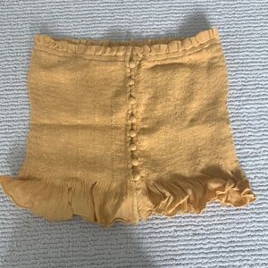 American Eagle yellow tube top